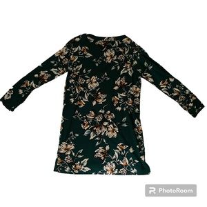 Children’s green long sleeve dress